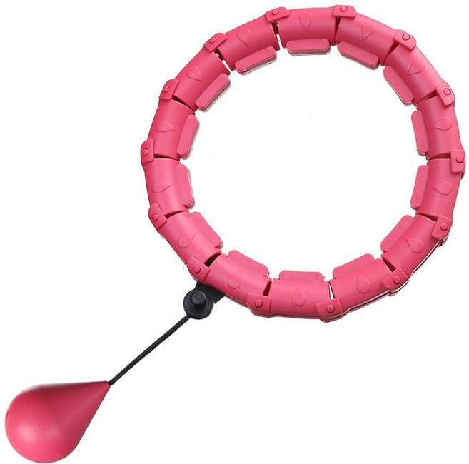 순잠 탈부착 스마트 훌라후프, 핑크, 1.5kg