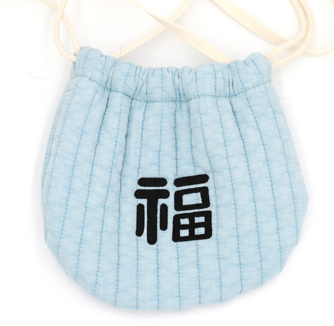 베베슈에뜨 유아용 파스텔 복주머니 복 검정 단면