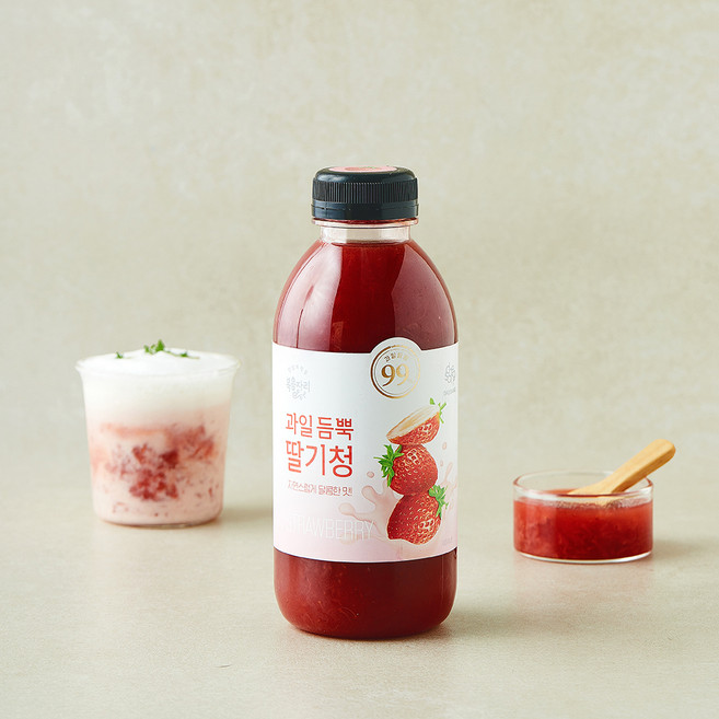 복음자리 과일듬뿍 딸기청, 580g, 1개