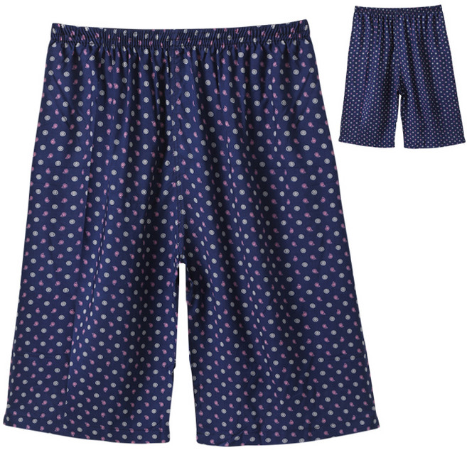 캐리루시 여성용 레이온 나염 7부 잠옷 바지 2p