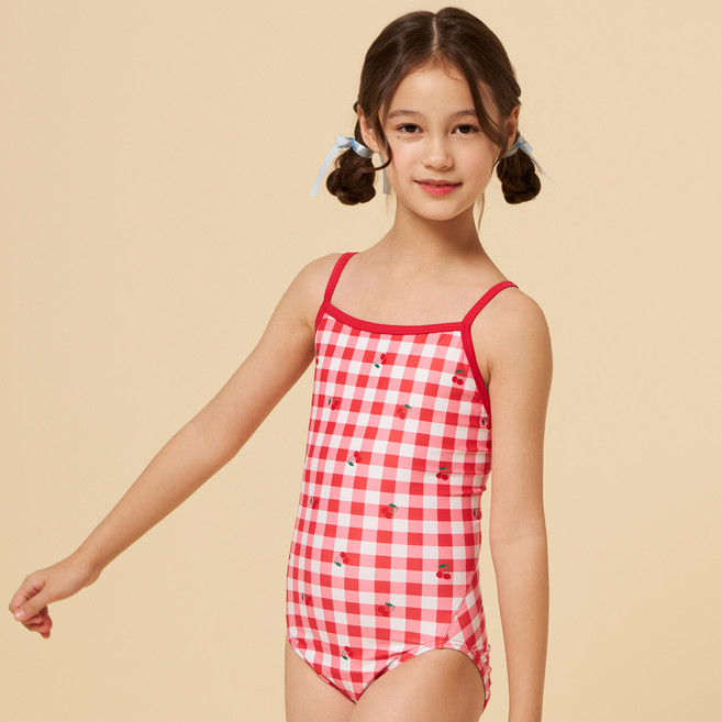 랠리 여아용 원피스 실내 수영복 PSGA181