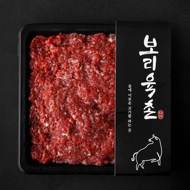 보리육촌 국내산 소고기 다짐육 (냉장), 1개, 300g