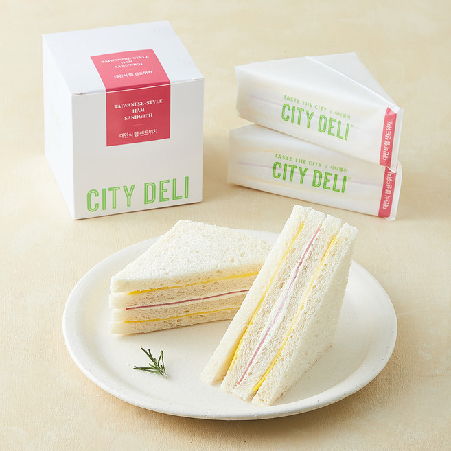 시티델리 대만식 햄 샌드위치 4개입, 272g, 1개