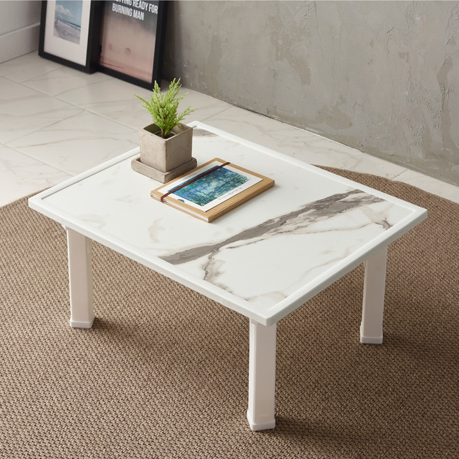 조은세상 보니타 테이블 600 x 480 x 280 mm, 대리석