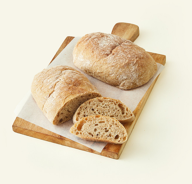 바른식방 통밀 치아바타, 210g, 1개, 2개입