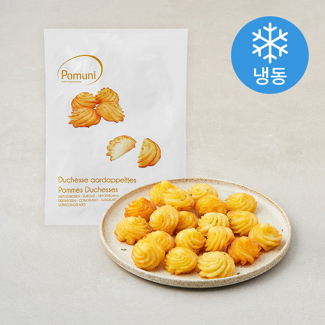 포뮤니 더취 포테이토 쿠키모양 감자튀김 (냉동), 1kg, 1개