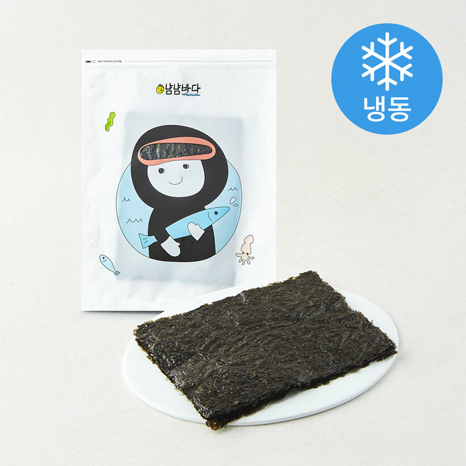 냠냠바다 곱창돌김 (냉동), 3g, 1개, 10개입