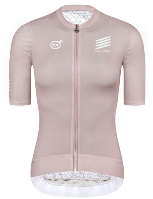 몬톤 여성용 스컬 사이클 져지