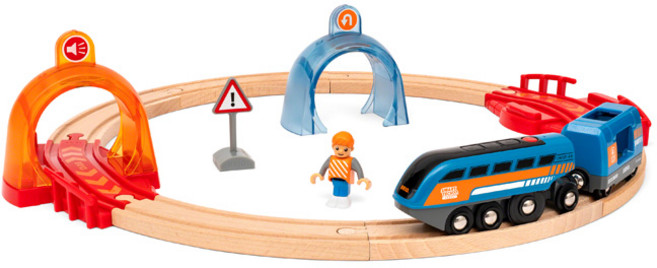 브리오 아동용 스마트테크사운드 원형 트랙 세트 33974, 혼합색상, 1개