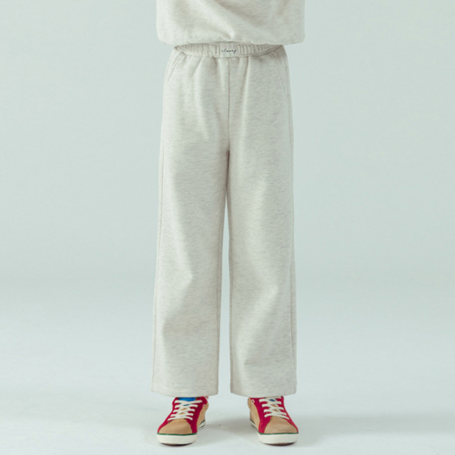 아이러브제이 아동용 스윗유 하트 세미와이드 기모 팬츠