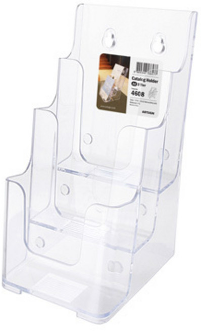 아트사인 카탈로그 꽂이 A6 105 x 27 mm 3단, 단일, 1개