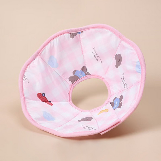 파스텔펫 반려동물 방수 중성화 넥카라, 핑크, 1개