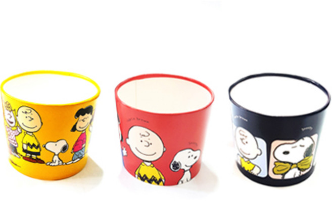 스누피 에어 컵홀더 레드 30p + 옐로우 30p + 블랙 30p, 1세트