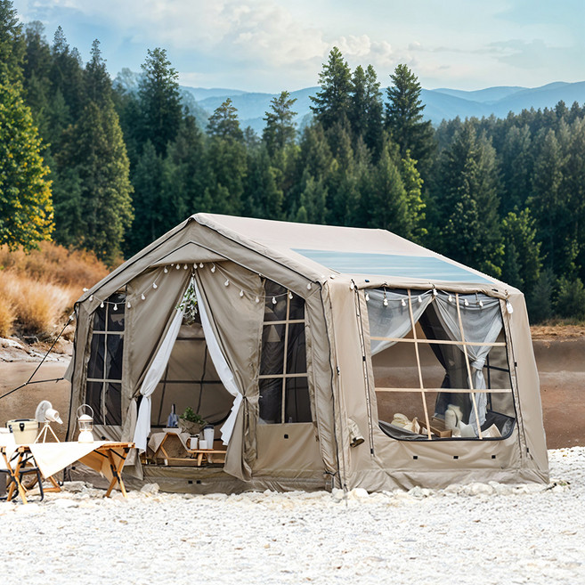 로티캠프 제로스트 에이맥스 도킹 에어 텐트, 탄, 3~4인