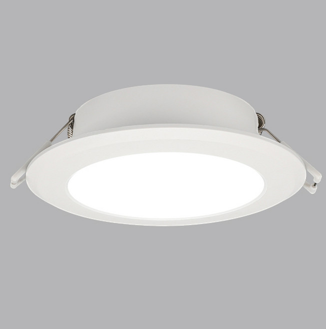 비츠온 LED 다운라이트 8.8cm 9W 슬림 방습, 화이트 + 주광색, 1개