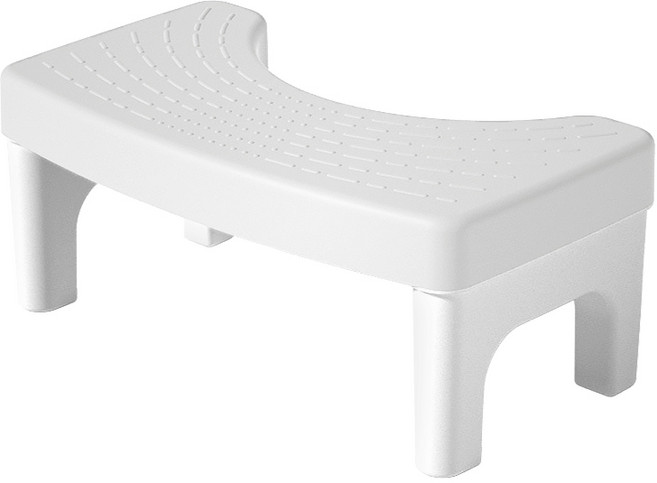 차이나다 논슬립 변기 발 받침대, 화이트