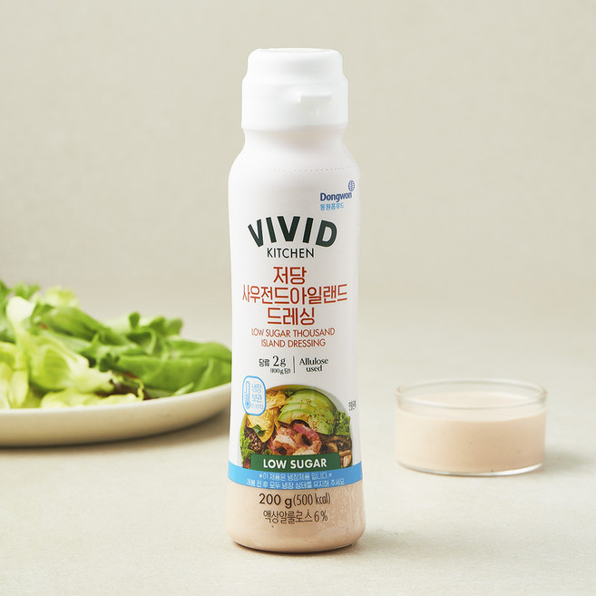 비비드키친 저당 사우전드 아일랜드 드레싱, 200g, 1개