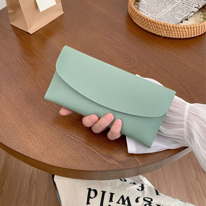 Afecto PU皮革三折長夾
