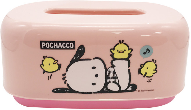 Pochacco 帕恰狗 彈跳式面紙盒, 粉色, 1個