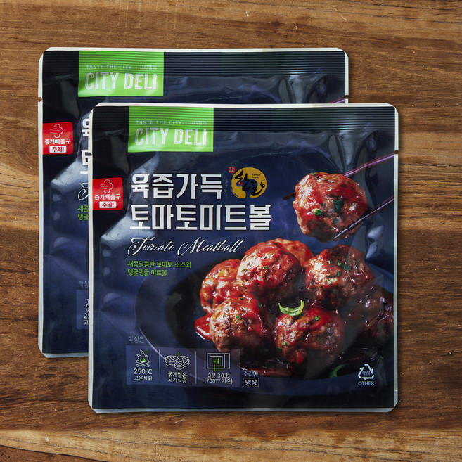 시티델리 육즙가득 토마토미트볼, 300g, 1개
