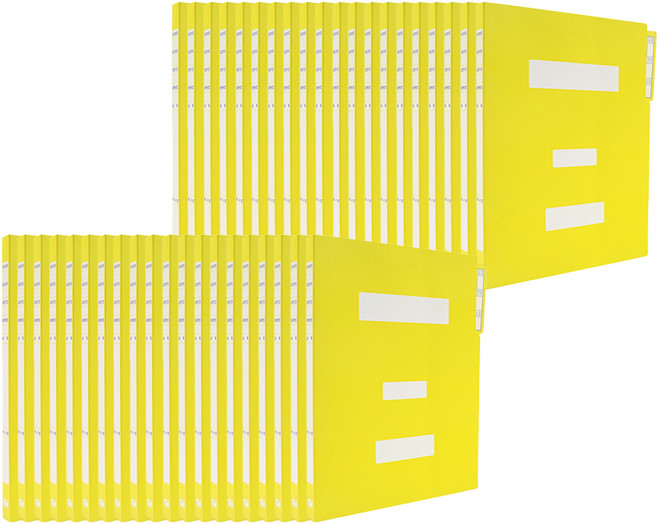 희망사무포인트 로얄 아이보리 종이 정부화일, 노랑, 40개