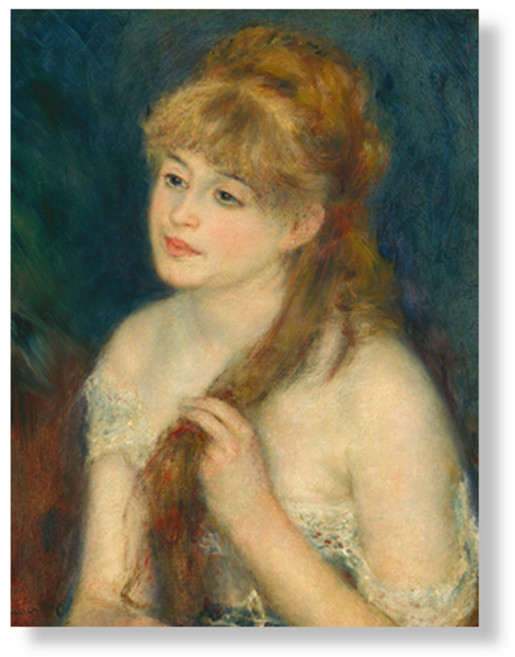 소소한감성 캔버스 프린팅 액자 명화시리즈 오귀스트 르누아르 SSO-Ar14, 우드