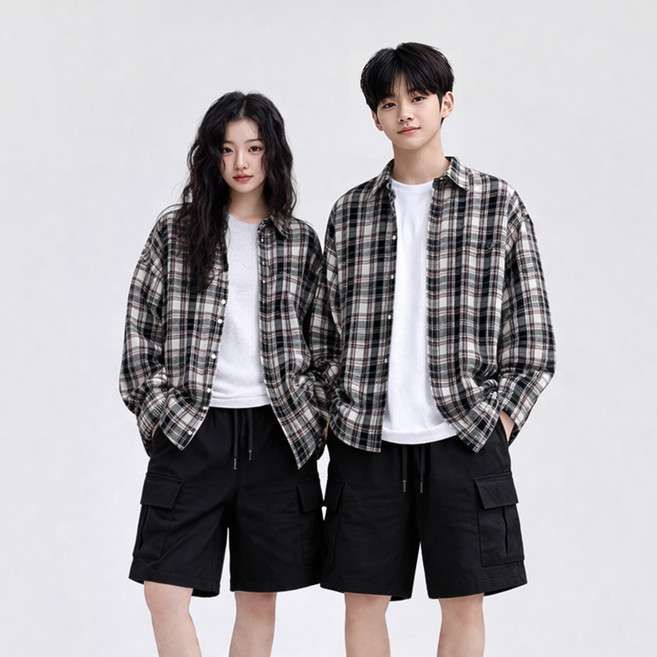 로시앤로우 주니어 아동 하프 카고팬츠 JK002