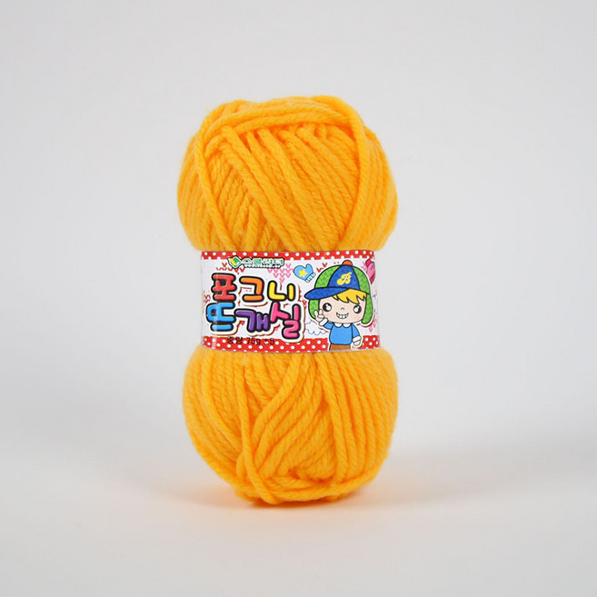 앵콜스 포그니 뜨개실 75g, C5 옐로, 1개