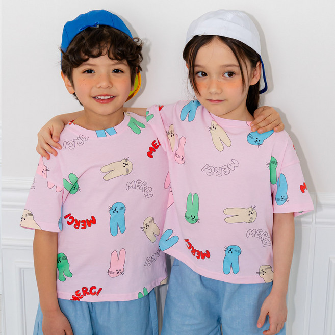 라라아망 아동용 메르시바니 티셔츠