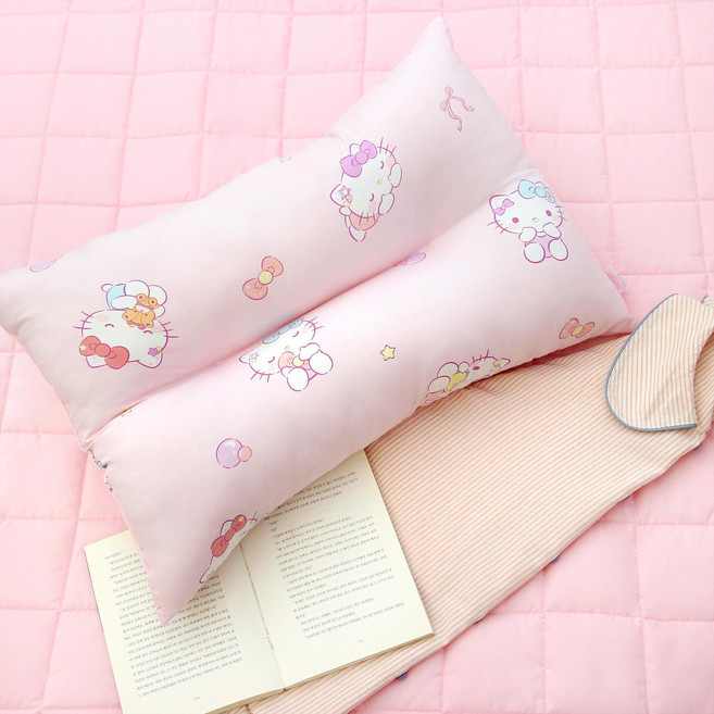 NARA HOME DECO 三麗鷗 泡泡夢想 頸椎枕, 1個, Hello Kitty 粉色