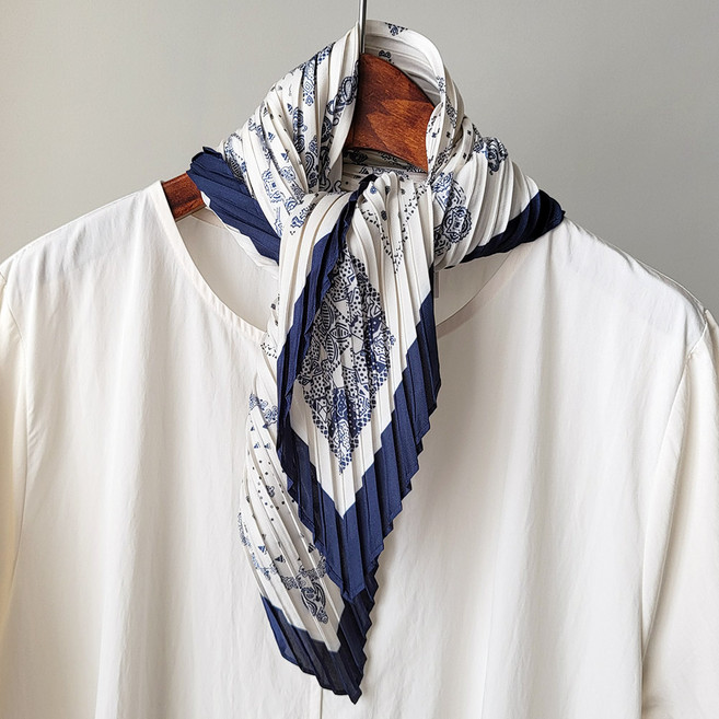 바비수 뉴베 페이즐 주름 스카프