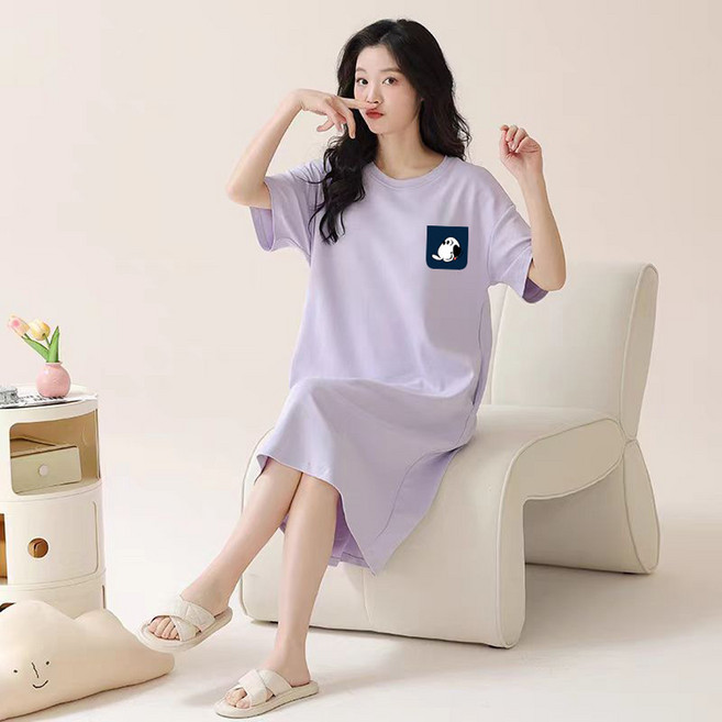 Viola 女士室內家居服連身裙 Vio0043