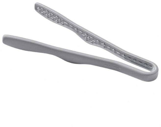 키친팩토리 파스텔 실리콘 프리미엄 미니집게, 그레이, 1개