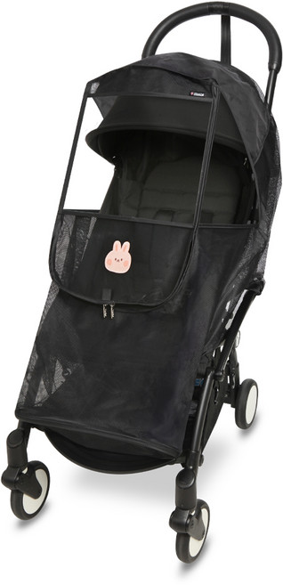 마니또 메쉬 요요2 와펜 유모차 전용 방충커버, 바니, 1개