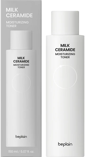 비플레인 밀크 세라마이드 보습 토너, 150ml, 1개 - 쿠팡