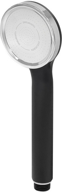 대림바스 수압상승 샤워헤드 1기능, 1개, 무광블랙