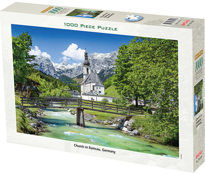 德國拉姆紹教堂拼圖 TMX-100-226, 1000件, 混合色, 1個