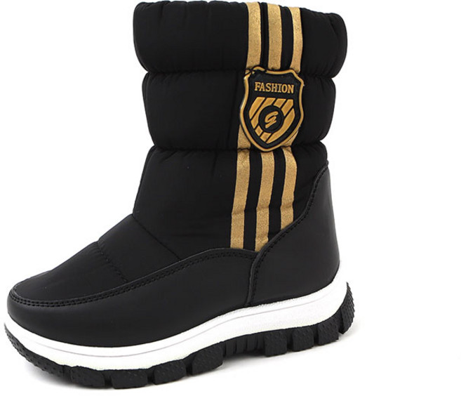 童款拉鍊保暖內刷毛雪靴