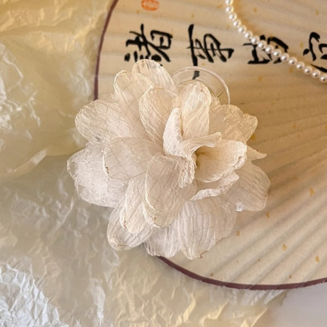 비비뮤아 하와이안 시스루 꽃집게핀 HR1609