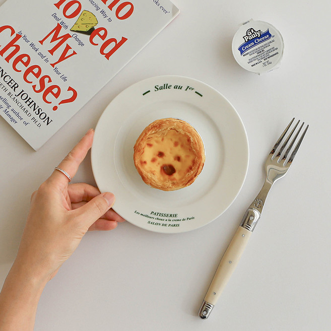 이우아여사 오데뜨 레터링 디저트접시 15.5cm, 2개, 단품, 혼합색상