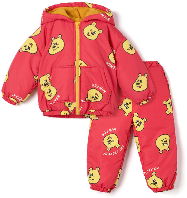 오즈키즈 아동용 골든베어 스키복 상하 세트