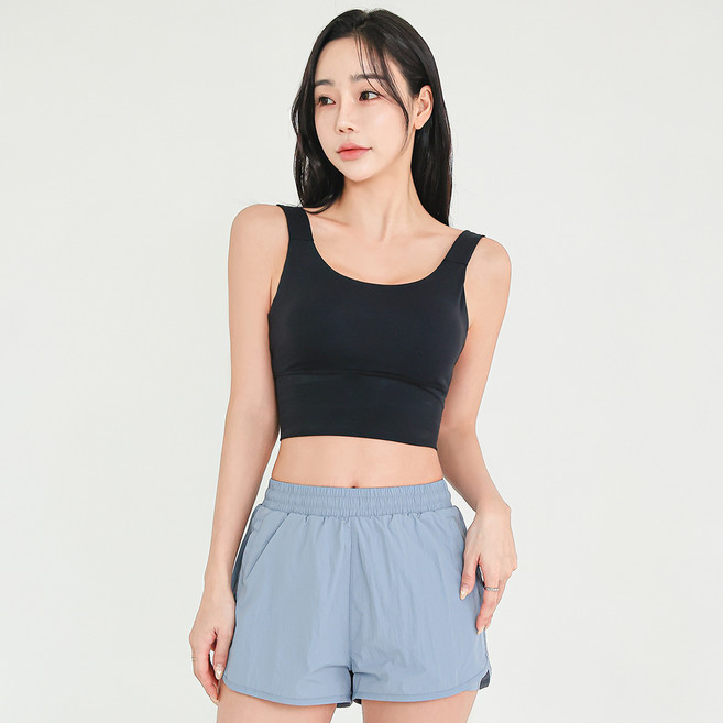 튜브트리 여성용 워터 브라탑 + 보드숏 래쉬가드 세트