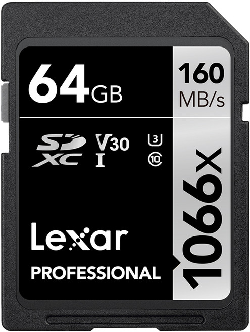 Lexar 雷克沙 Professional 1066X SDXC UHS-I 卡, 64GB