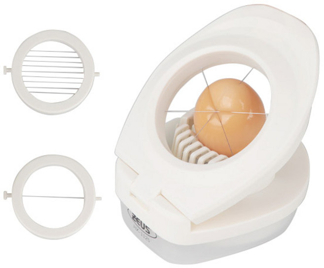 제우스 3in1 계란 슬라이서, 화이트, 1개