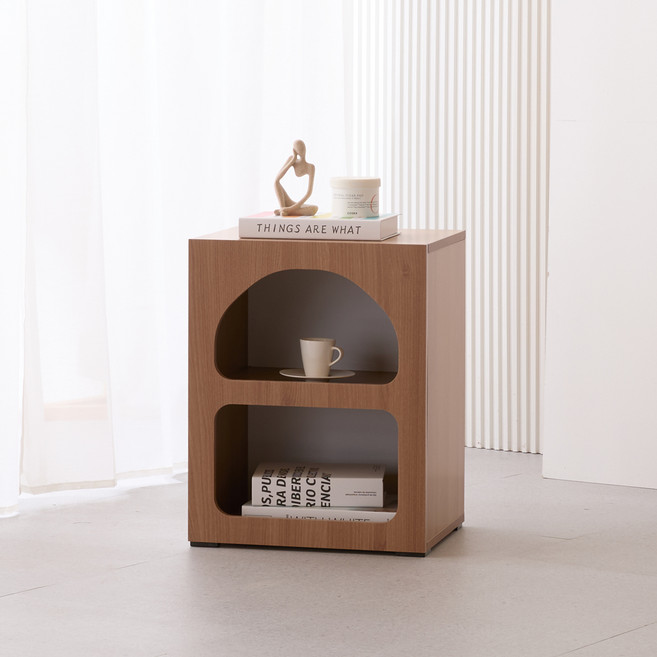 JD FURNITURE 韓國製造 Modie 390 多用途收納邊桌 L(390 x 315 x 510 mm), 相思木, 1個