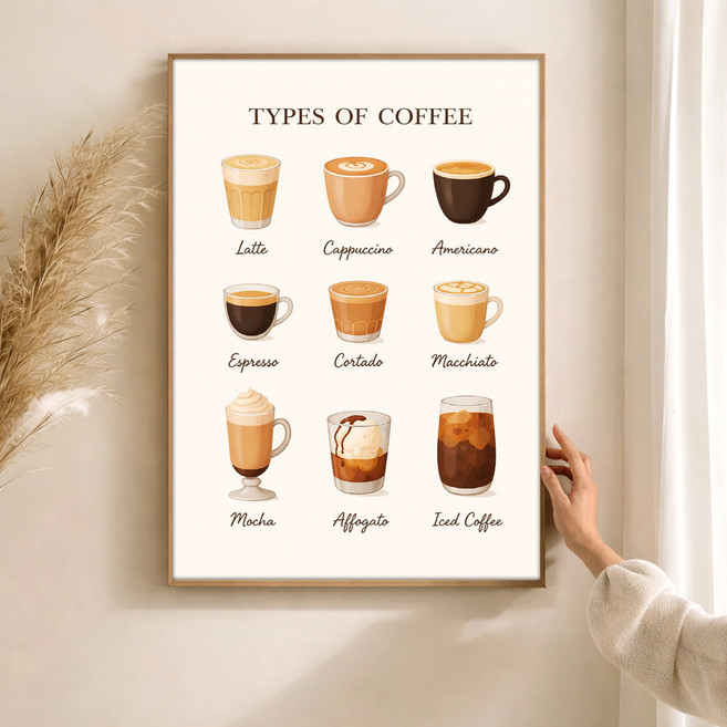 퍼니즈 홈 카페 포스터 커피 아카이브