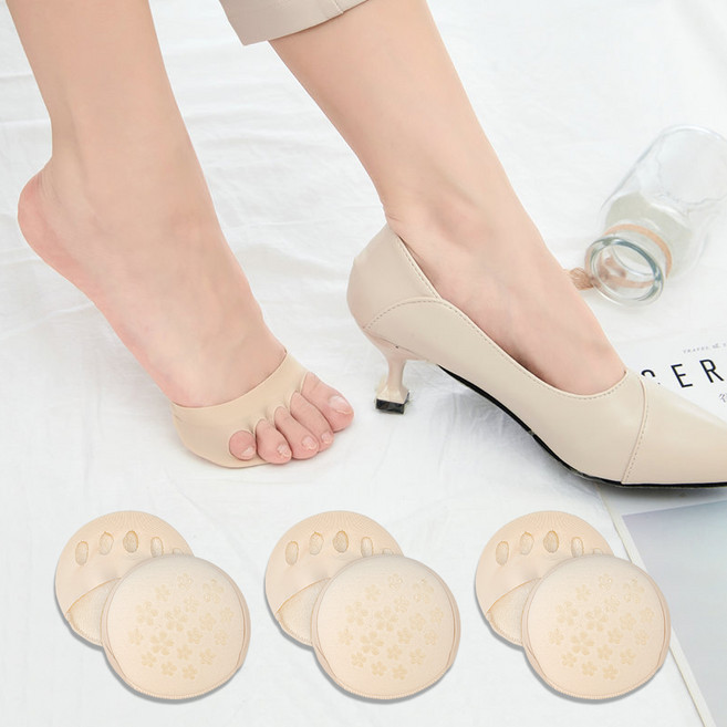 모드베베 여성용 S 시크릿 앞꿈치 미끄럼 방지 쿠션 패드 3켤레 세트