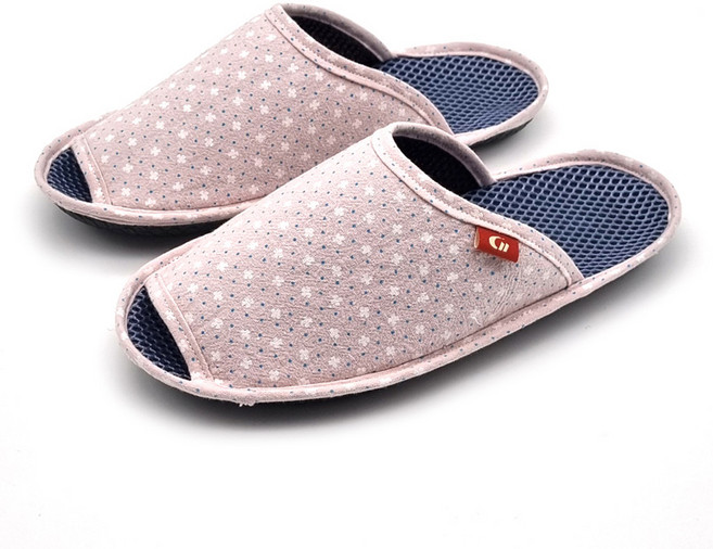 쿠션마루 도트 쿠션 실내화, 플로랄, 1개