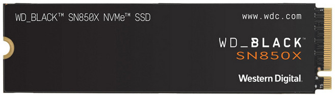 WD BLACK SN850X M.2 NVMe, 2TB, WDS200T2X0E