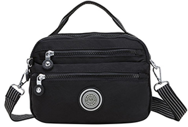 CAPACCI 女用休閒日常手提斜背包 CP-2520, 黑色